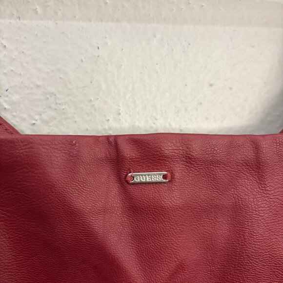 Guess Faux Leather Burgundy  Bodysuit Zipped Biker Gothic Women Small - Picture 7 of 16